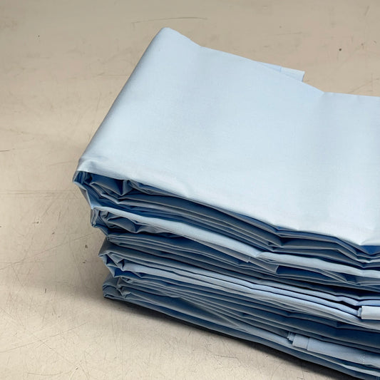 ZA@ THOMASTON MILLS (6 PACK) Healthcare/hotel Bed Sheets 90x110 Blue T-180