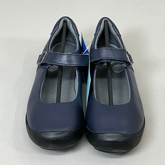 STRIDE RITE SR Ainsley Chidrens Dress Shoes Sz 2.5M Navy CGOO8402