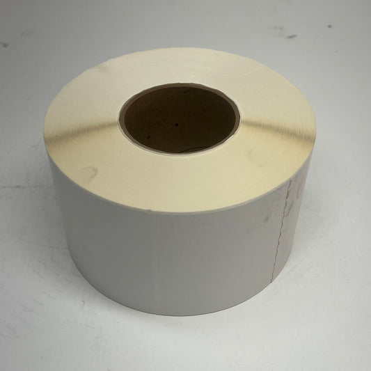 ZA@ AVERY DENNISON (4 PACK) Sticker Labels 1,500 Per Roll 4"x4" White 909847