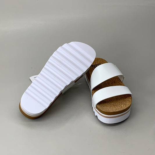 REEF Cushion Bounce Vista Hi Platform Sandal Shoes Womens Sz 6 Cloud White RF0A3YP5CLD