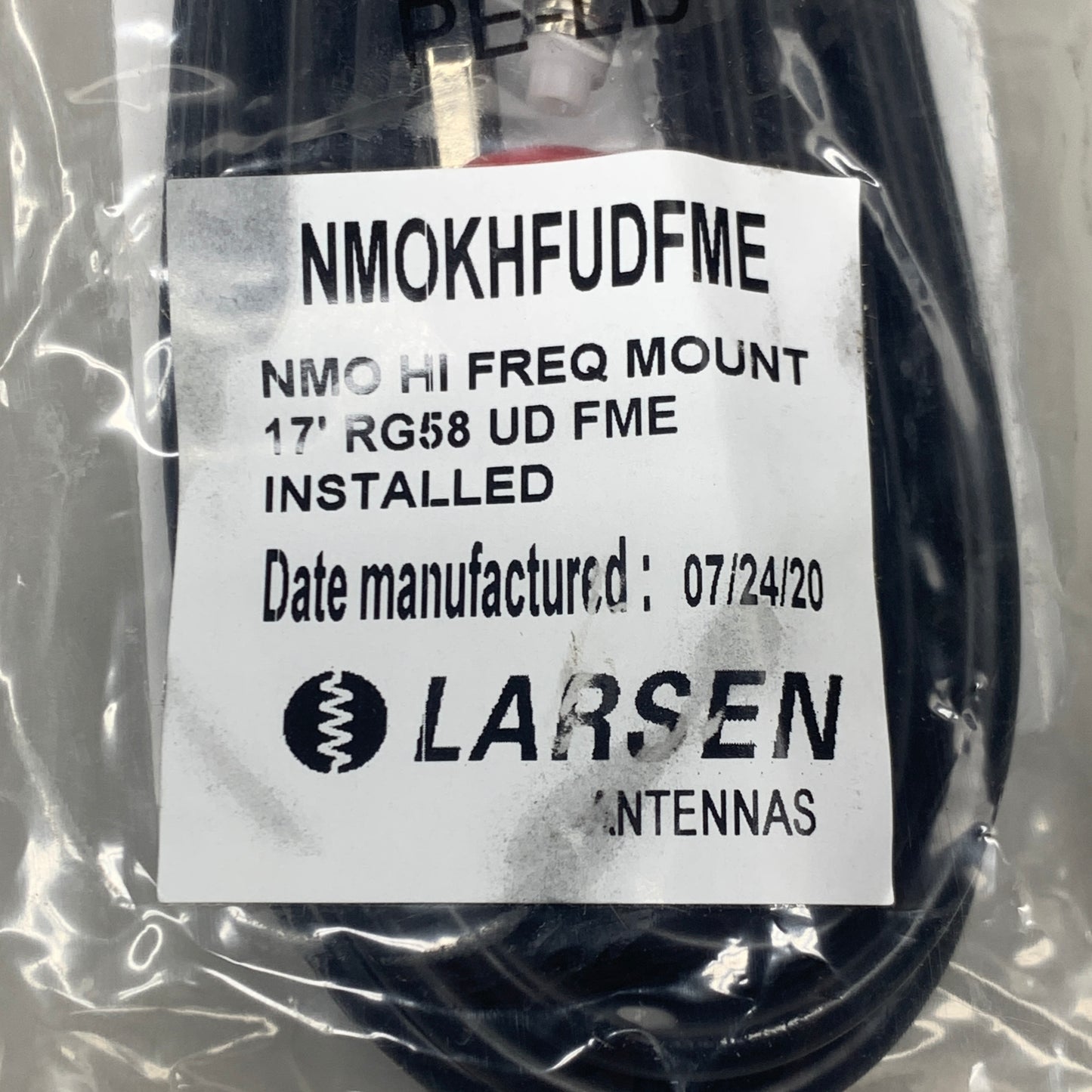 PULSE NMO Mount With FME Installed 17 Foot RG-58/U Dual Shield Cable NMOKHFUDFME