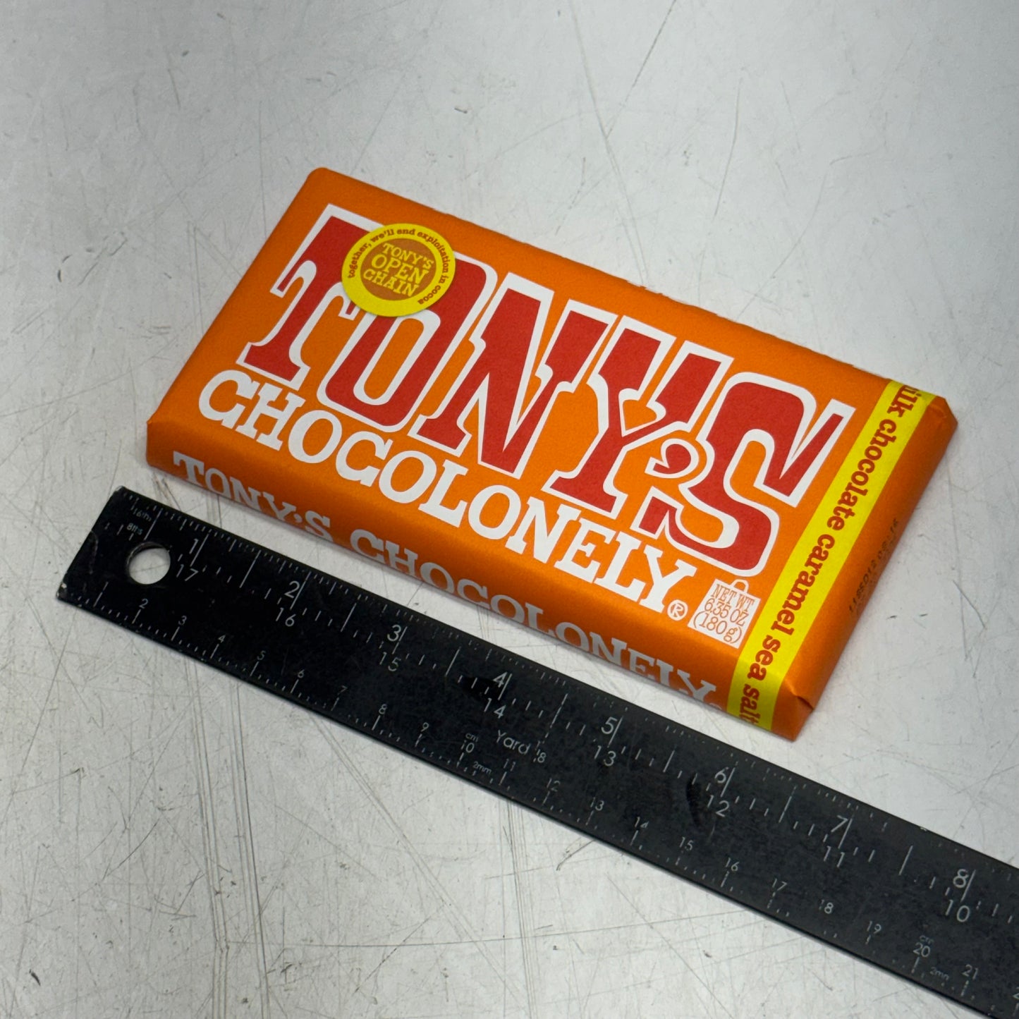 ZA@ TONY'S (4 PACK) Chocolonely Milk Chocolate Caramel Sea Salt Bars 180gr BB 07/26