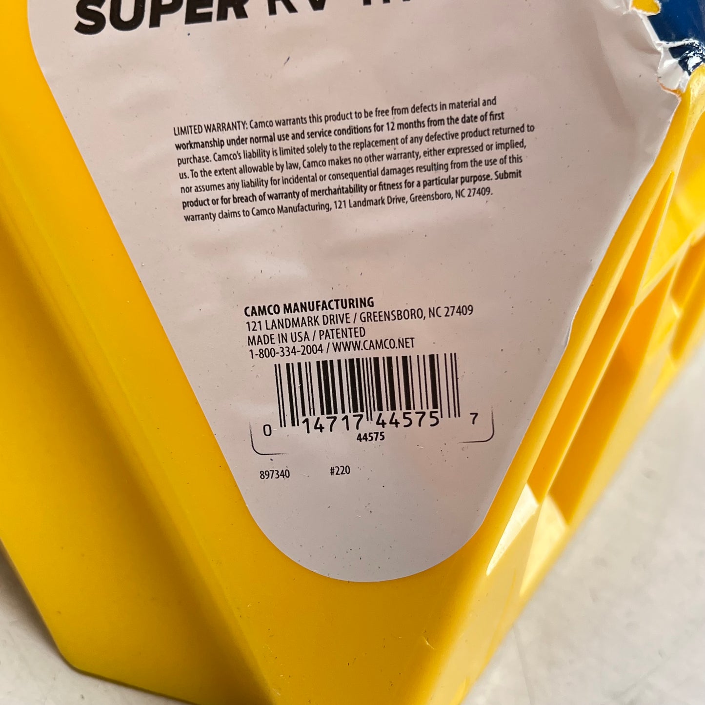 ZA@ CAMCO Super Tri-leveler Durable Resin 3 Level Heights 10,000 Lb Capacity 21028