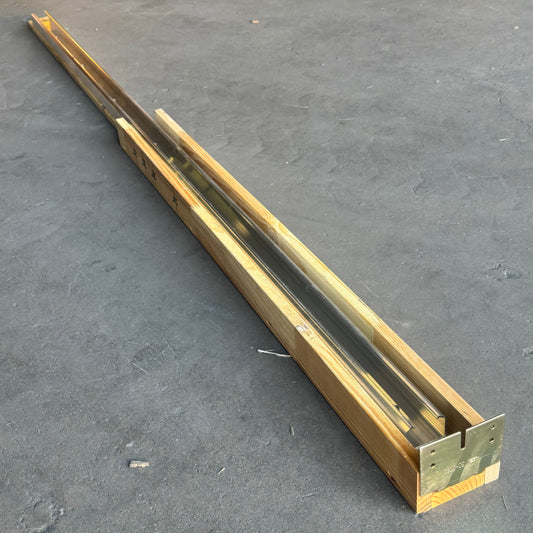 ZA@ NATIONAL HARDWARE Pocket Door Frame & Hardware Set Sz 36" Silver N186-858 (New Other, Distressed Box)