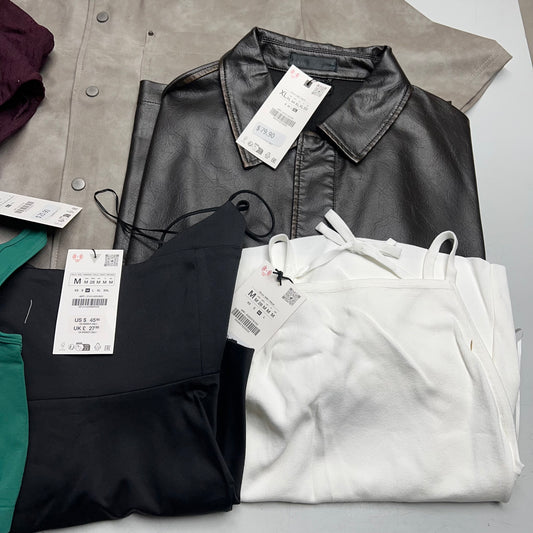 ZA@ ZARA Lot of Assorted Clothing, Jackets, Tops & Dress Women's Sz XL/L/M/S Multicolor