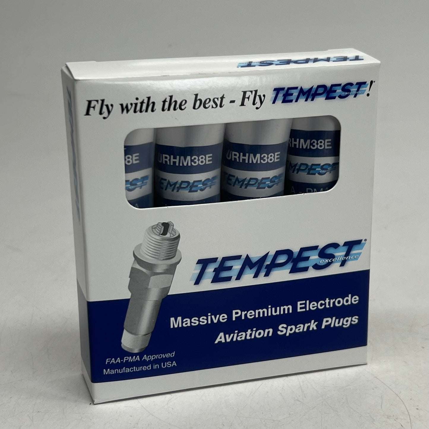 TEMPEST (4 PACK) Aviation Spark Plugs URHM38E