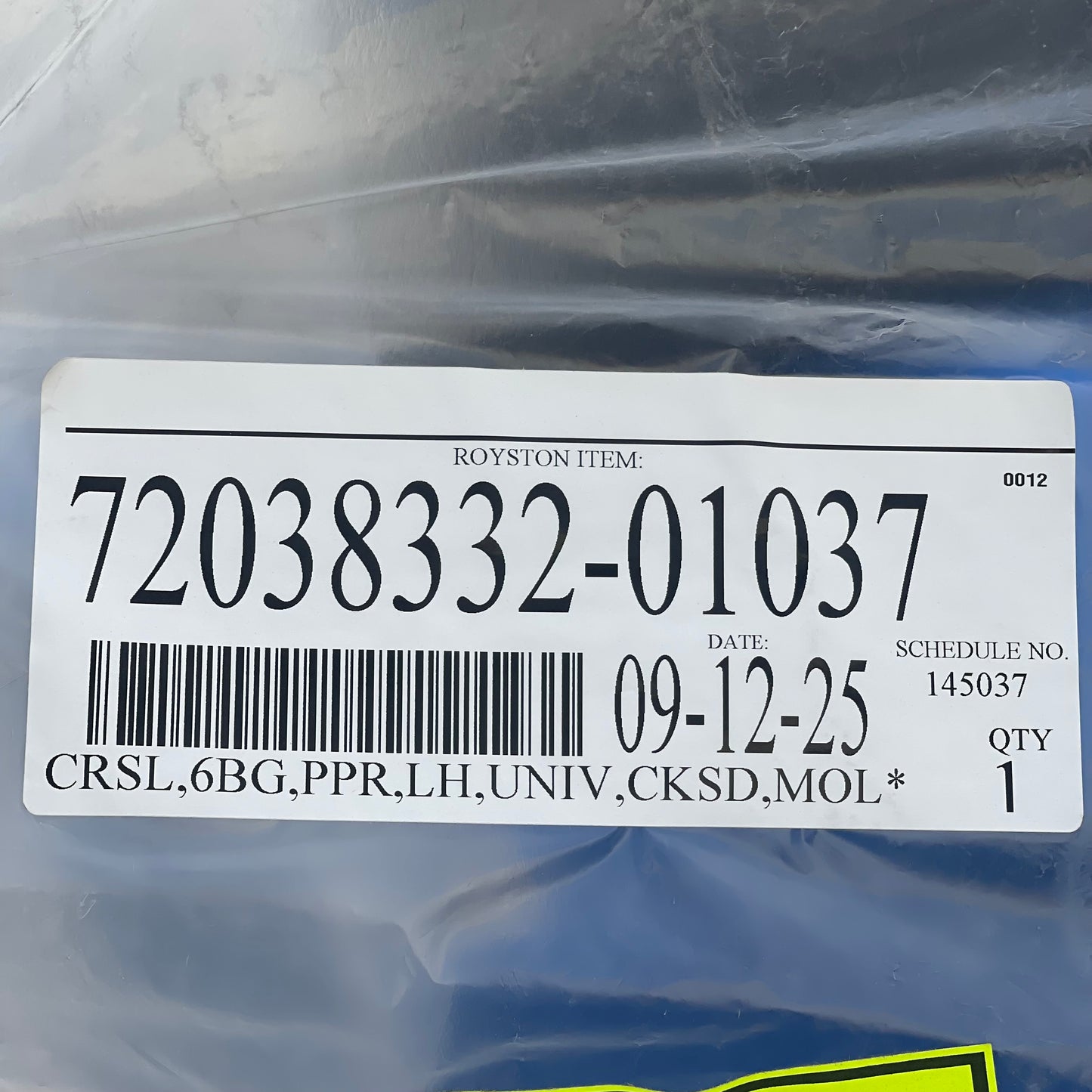 ZA@ Pallet of ROYSTON Checkout Bag Carousel Blue & Black 72038332-01037 (AS-IS) D