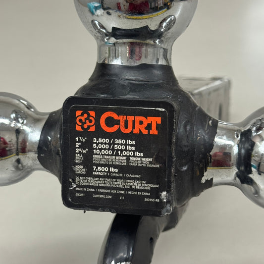 CURT Multi-Ball Mount & Hook 1' overall length Black 50785C-R8 (As-is )