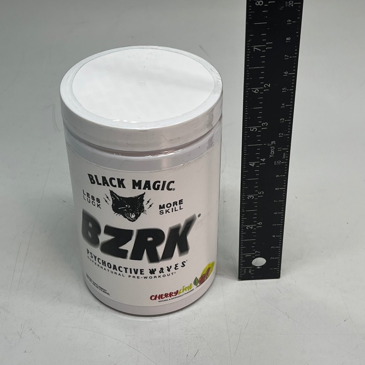 BLACK MAGIC BZRK Psychoactive Waves Preworkout Cherry Lime 25 Servings BB 04/27
