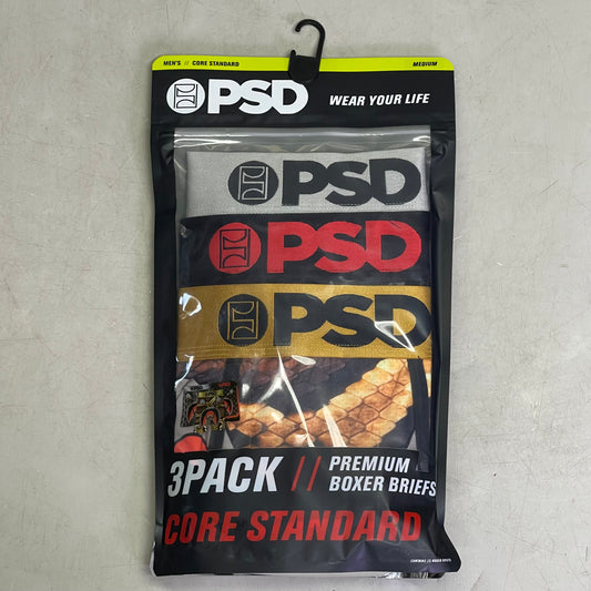 PSD (3 PACK) Warface Men's Boxer Briefs Medium WF CASH RICH