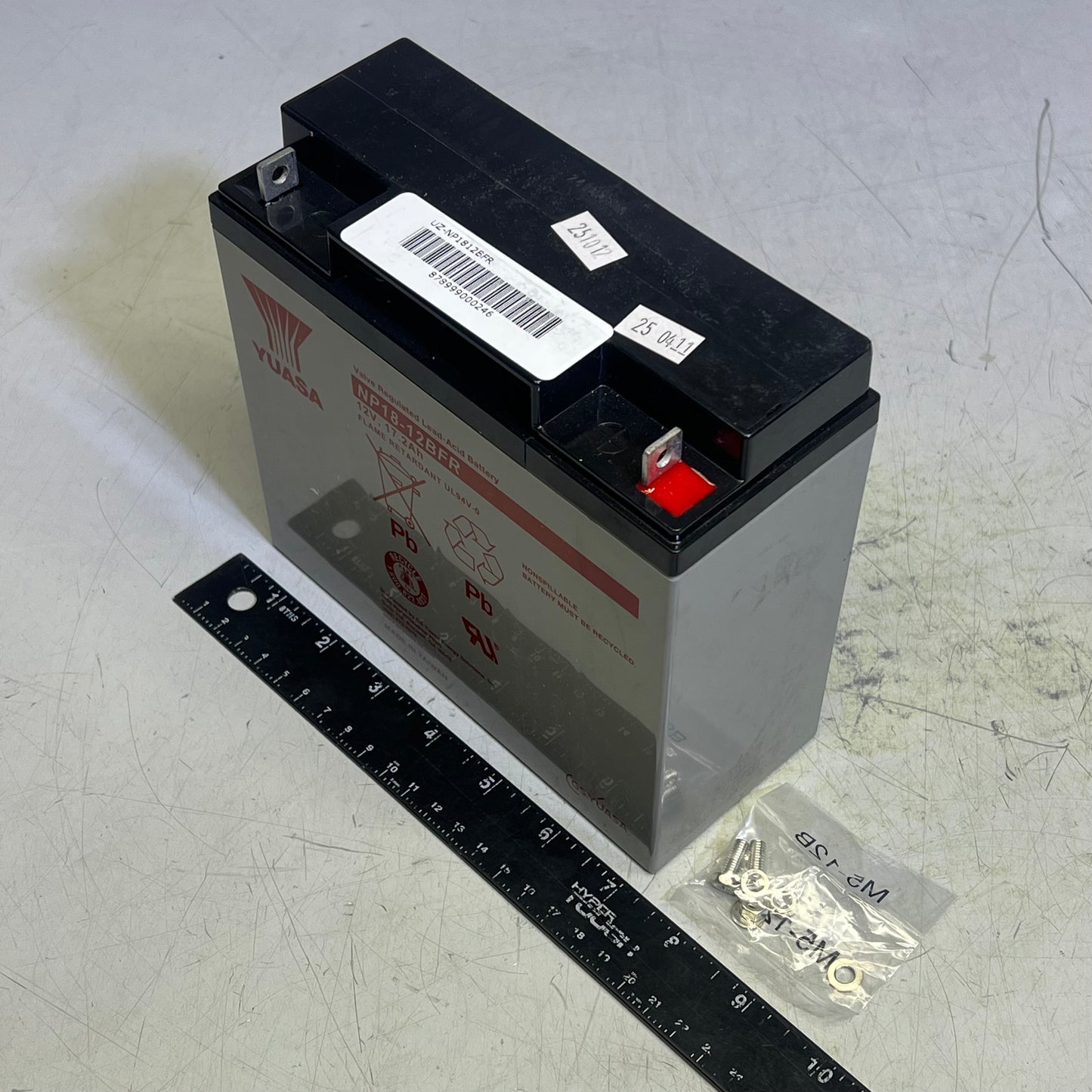 YUASA Sealed Lead Acid Battery Reliable Maintenance Free 12V 17.2Ah NP18-12B