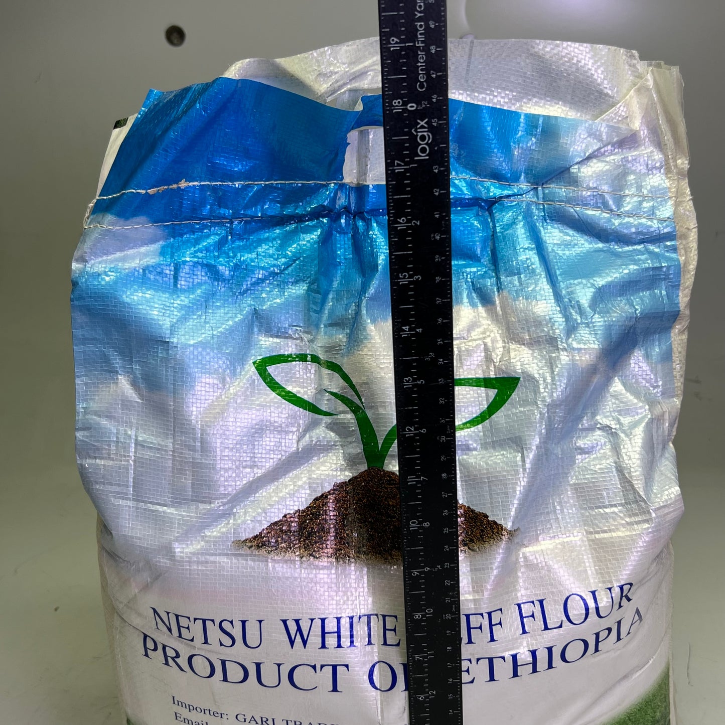 GARI TRADING Netsu White Teff Flour Product of Ethiopia 25Lbs