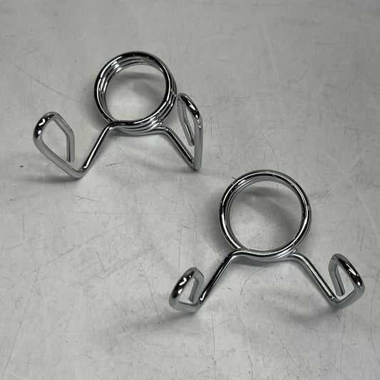 TITAN (2 Pcs) Olympic Barbell Spring Clips 2 PACK Silver 430011