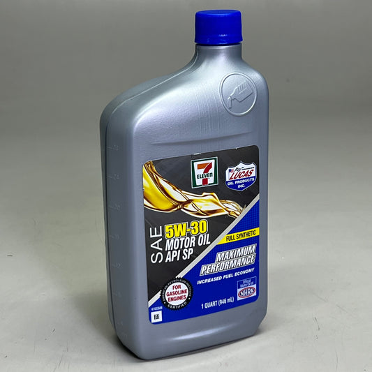 LUCAS (6 PACK) 5W-30 Maximum Performance Engine Synthetic Motor Oil 1 qt /946 ml
