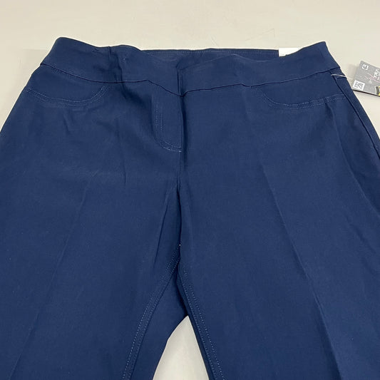 MULTIPLES Ankle Pants Petite Women's Sz 12 Midnight M48716PM