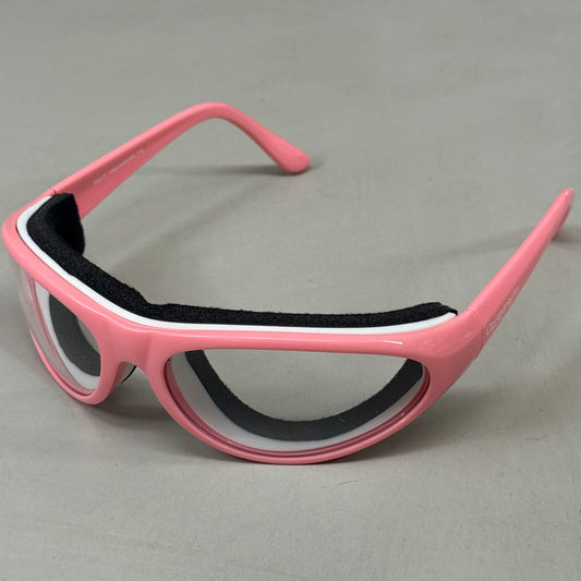 RSVP Tear & Fog Free Foam Seal Onion Goggles Black W/ Pink Frame