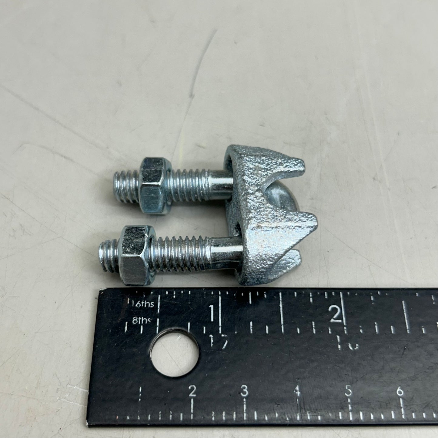 HANHUA (10 Pack) Stainless Steel Wire Rope Clip Cable Clamp 5/16" Chrome