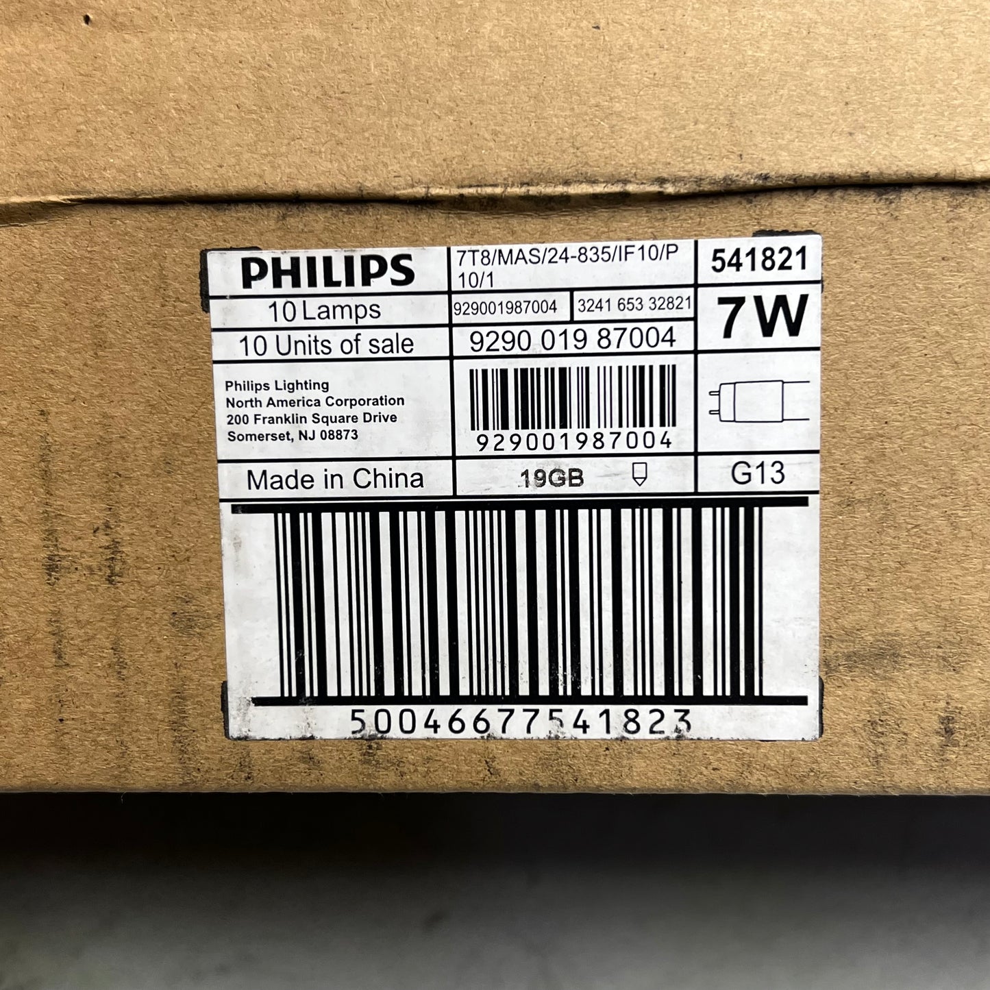 PHILIPS (5 PACK) LED Tube Insta Fit 24" 4000K Cool White 7T8/MAS/24-840/IF11/P