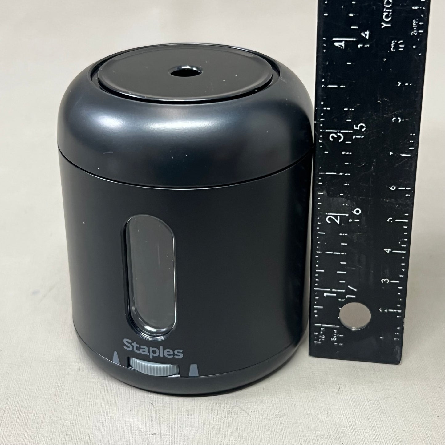 STAPLES (2 PACK) Personal Dual Powered Pencil Sharpener Black ST62625