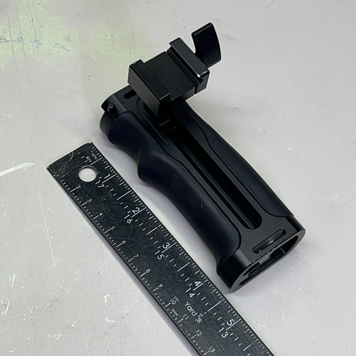 SELENS NATO Standard Cage Side Handle Cold Shoe Mount W/ Lock Black SHS8-2555