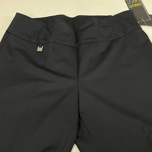 MULTIPLES Ankle Pants Petite Women's Sz 8 Black M2623P