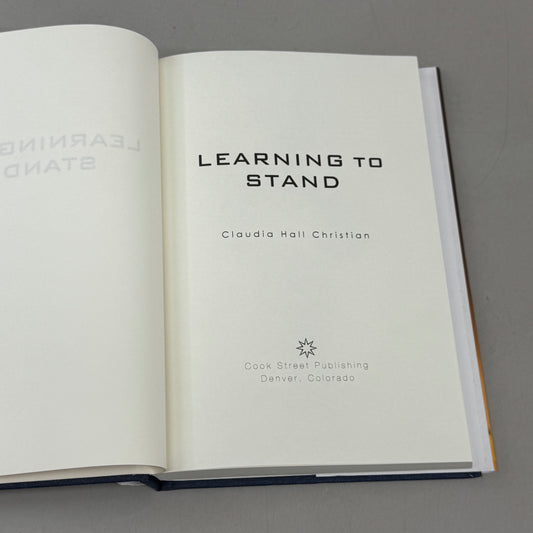 COOK STREET PUBLISHING (Hardcover) Learning to Stand Claudia Hall Christian Book 2 In The Alex The Fey Thriller Series