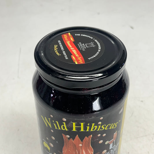 WILD HIBISCUS FLOWER (50 FLOWERS) Wild Hibiscus Flowers In Syrup 2.5lb BB 06/29