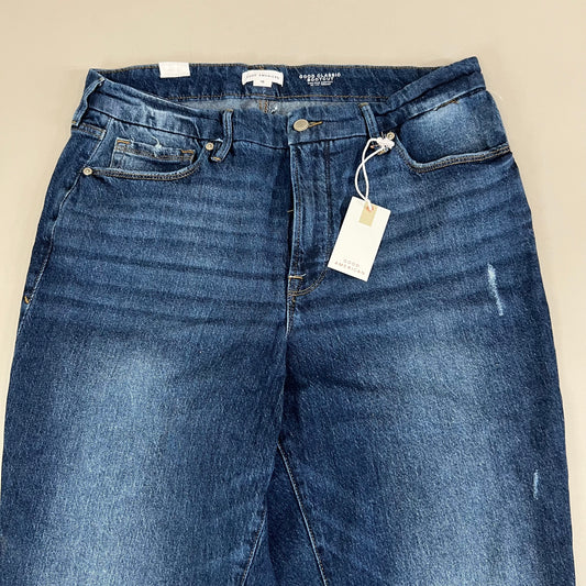 GOOD AMERICAN Good Classic Slim Bootcut High-Rise Jeans Women's Sz 15 Indigo704 GCLB575T