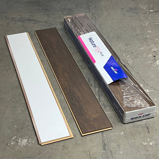 QUICK STEP NatureTek Plus Laminate Wood Flooring 55"x7.5" 22.58 SQ FT UP3231 Dutch Oak