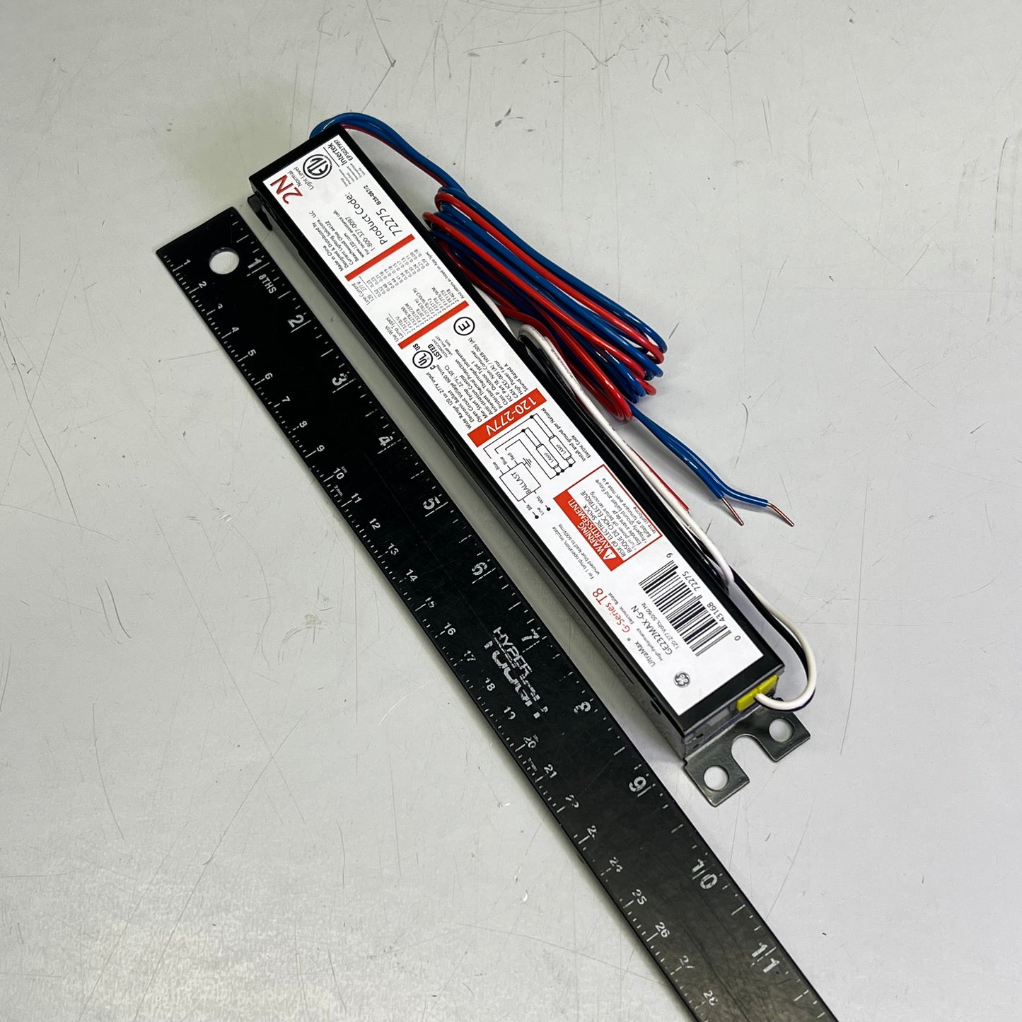 ZA@ GENERAL ELECTRIC Ultra Max Instant Start Lamp Ignition 120/277 Volt 72275 (As-|is)