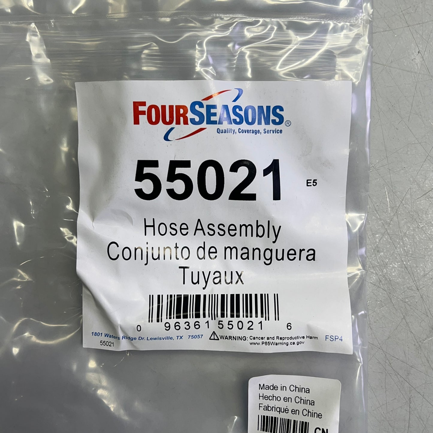 FOUR SEASONS A/C Refrigerant Hose Assembly For Nissan 350Z Vehicles 55021