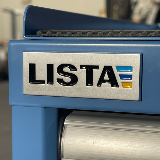 Z@ LISTA Mobile Drawer Cabinet 37”x29”x22” Blue XSMP0600-0501M