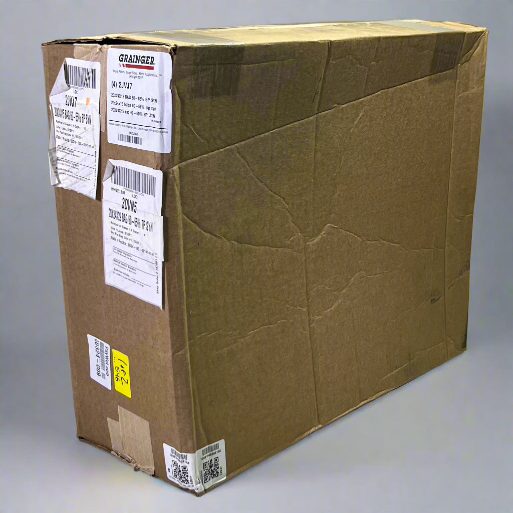 GRAINGER (4 Pcs) Rigid Cell Air Filters Sz 20 x 24 x 15, Light Pink 2JVJ7