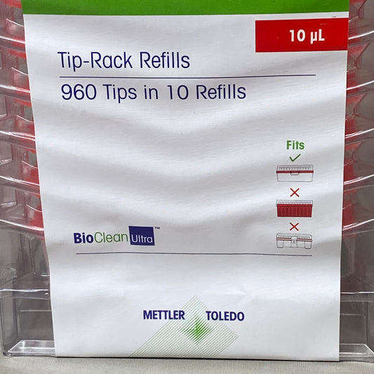 RAININ (960 Tips) Green-Pak Space Saver Tip-Rack Refills 10UPL Red 30389291