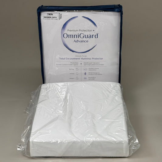 PURE CARE Premium Protection Mattress Protector Universal Depth Twin FTATE33