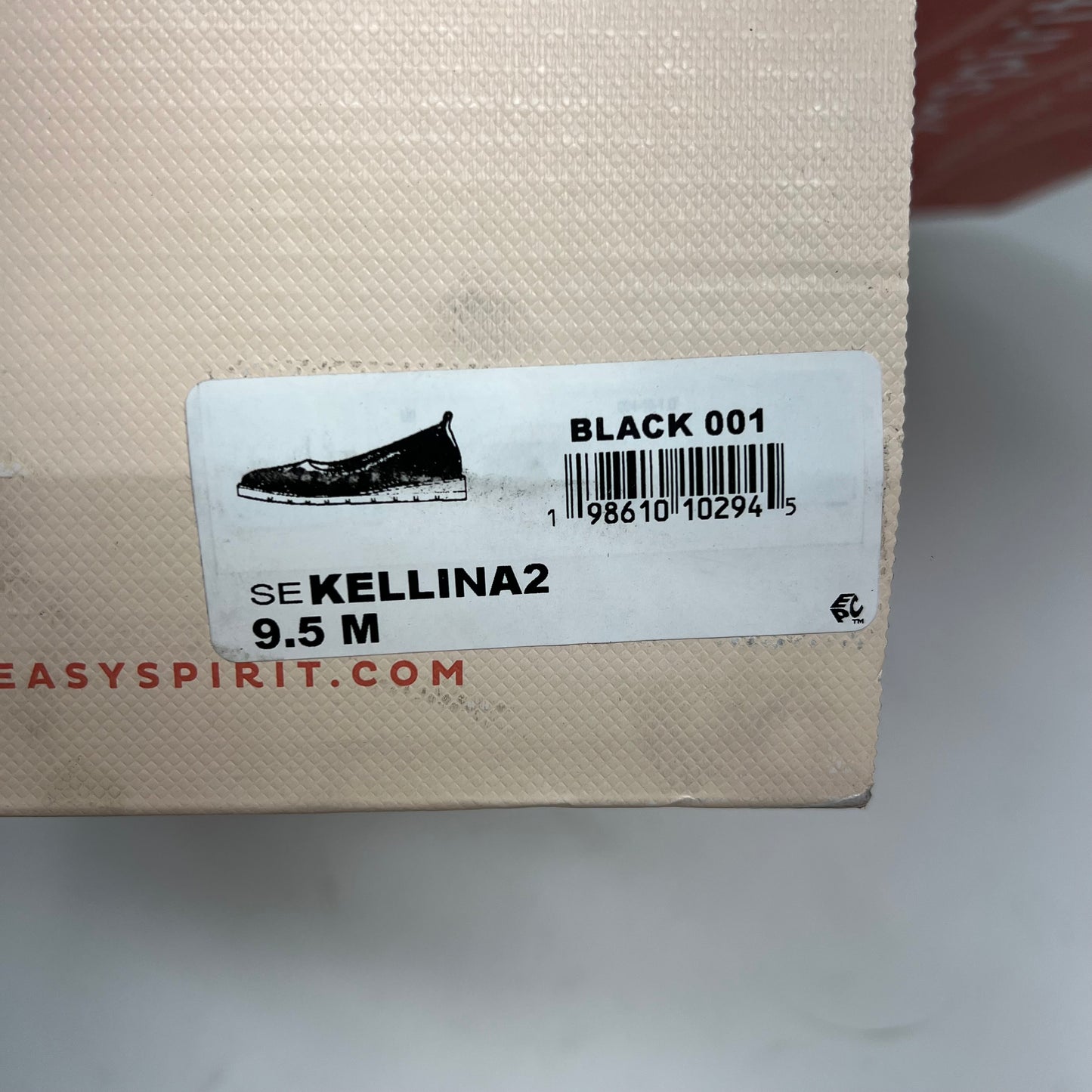EASY SPIRIT Kellina Slip-on Flats Ultra Lightweight Women's Sz 9.5M Black (As-Is)