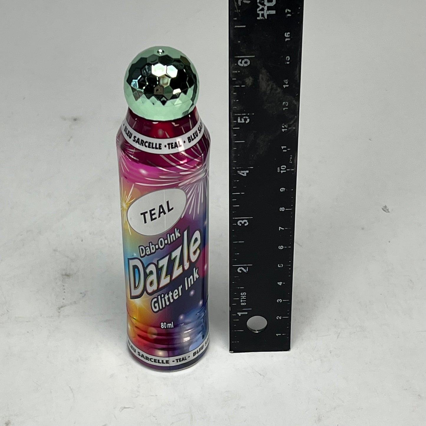 DAB O INK (12 PACK) Dazzle Shimmery Glitter Ink Bingo Dot Marker 80 Ml Teal A26