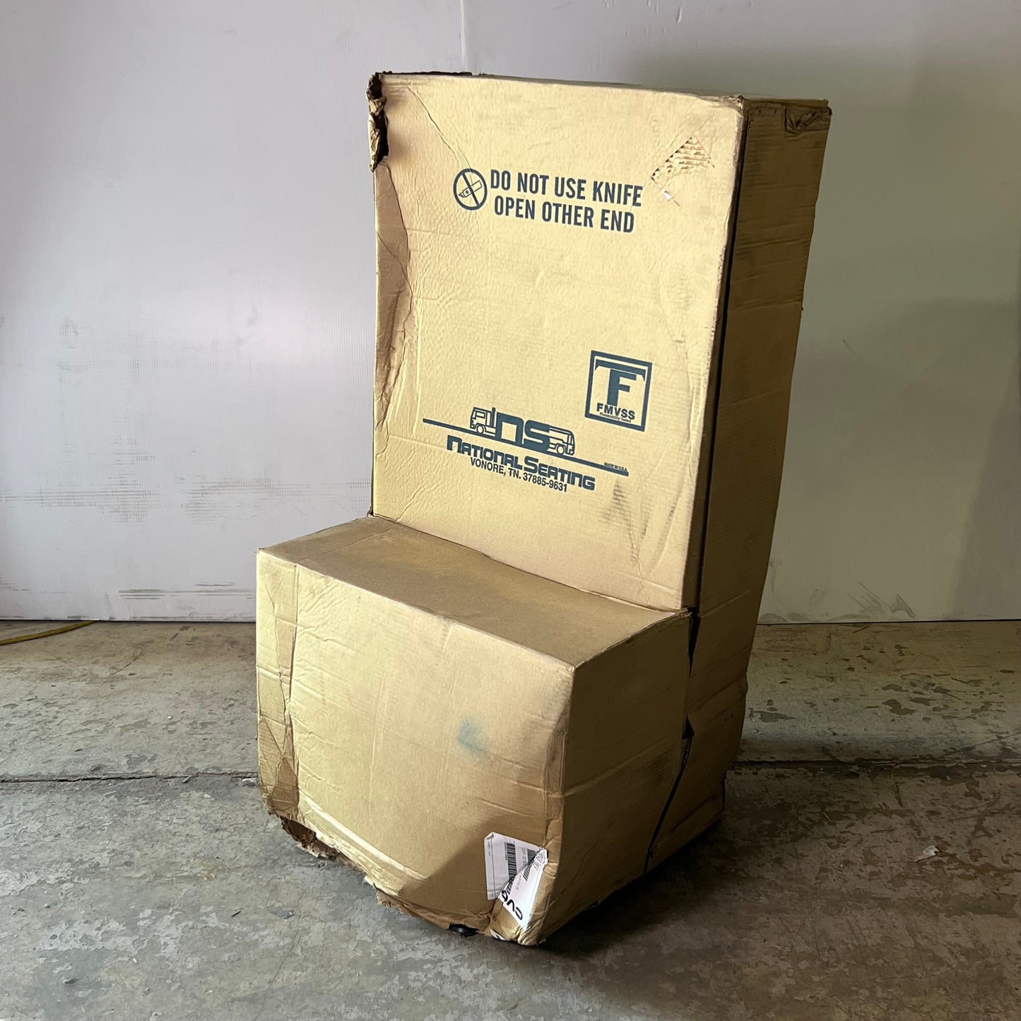 NATIONAL SEATING Captain Seat High Back Black Mordura 50764.365 (Distressed Box)