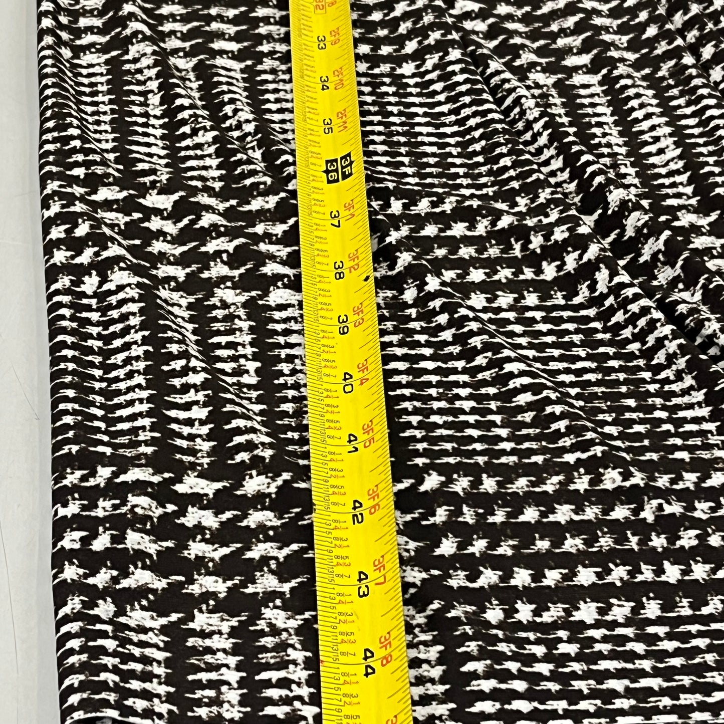 NORMA KAMALI High Waist Pleat Pant Women's Sz XS/29 Chocolate Glenn Plaid Tweed