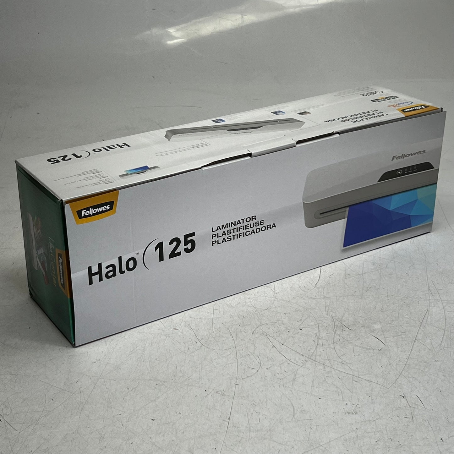 FELLOWES Halo 125 Laminator 16"L x 3.5"W x 2.5"H White CRC57531