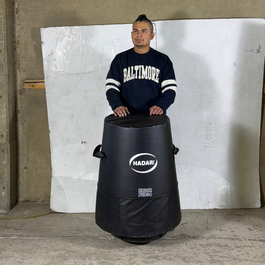 HADAR Pop-Up Football Dummy Sz 18.5” D x 37” H, Black PUP34