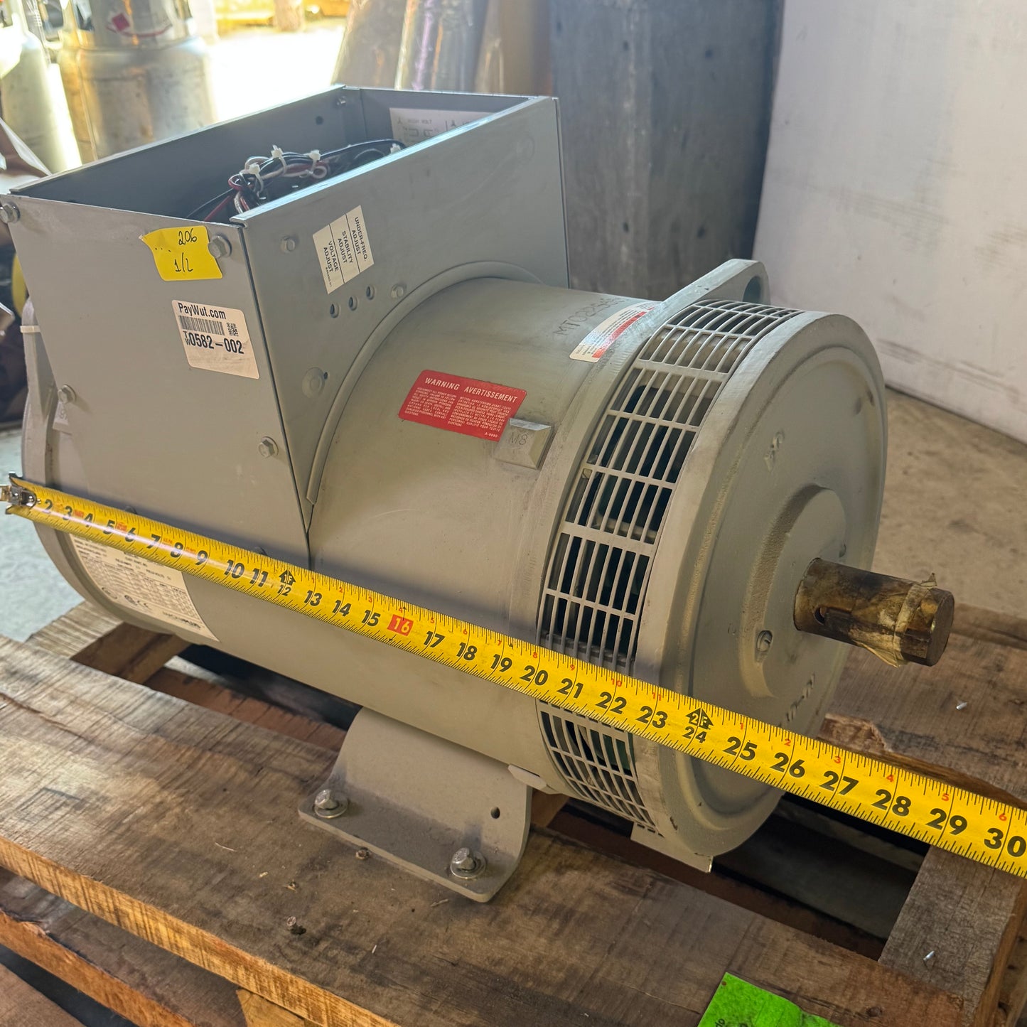 MARATHON Magnaplus Synchronous AC Generator 40 kW/50 kVa Sz 27"L x 13.5"W x 18.5"H, 284PDL28047