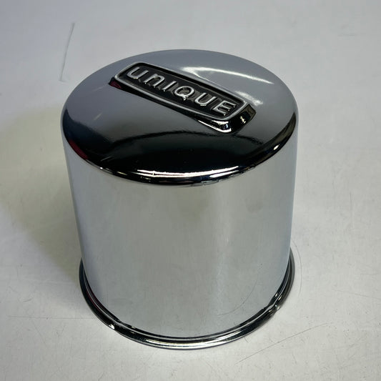 UNIQUE (SET OF 3) Metal Wheel Center Caps 4"x4.5" Chromed A-SC4280EB