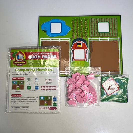 LAKESHORE Hands On Comparing Numbers Family Engagement Pack Ages 3-5 yrs GG654
