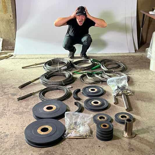 JLG Wire Rope Service Kit W/ Cable Pulleys & Hardware for Lift Repair Parts 2910895 for 1350SJP (New Other)