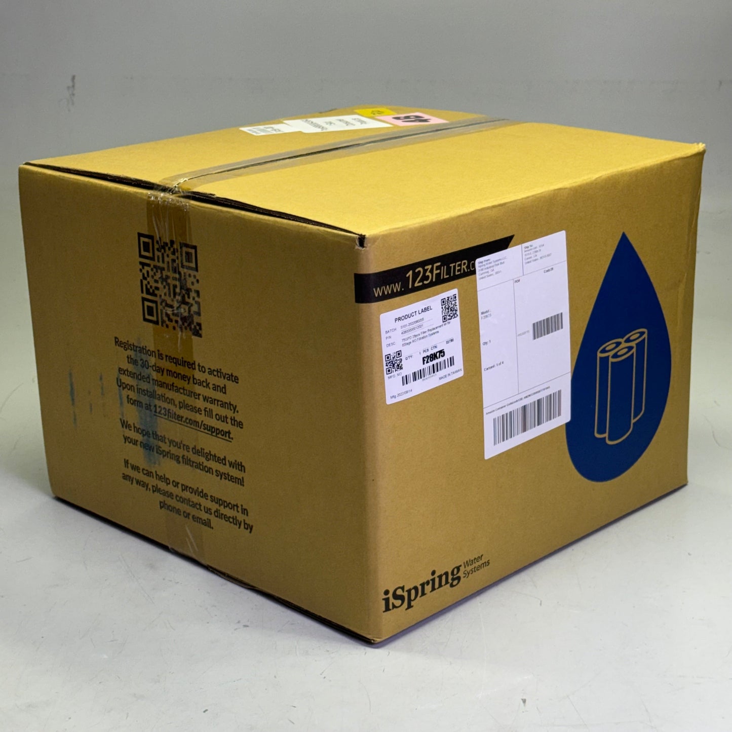 ZA@ 123FILTER 75GPD (28 Pcs) Filter Replacement Kit for 6Stage RO Filtration Systems F28K75 C