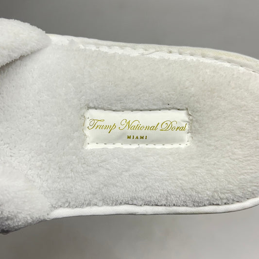TRUMP NATIONAL DORAL MIAMI Spa Slippers Unisex White