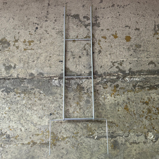 STEP STAKE (25 PACK) U-TOP Yard Sign Step Stake 1/4" B x 5 1/2" x 30" Grey