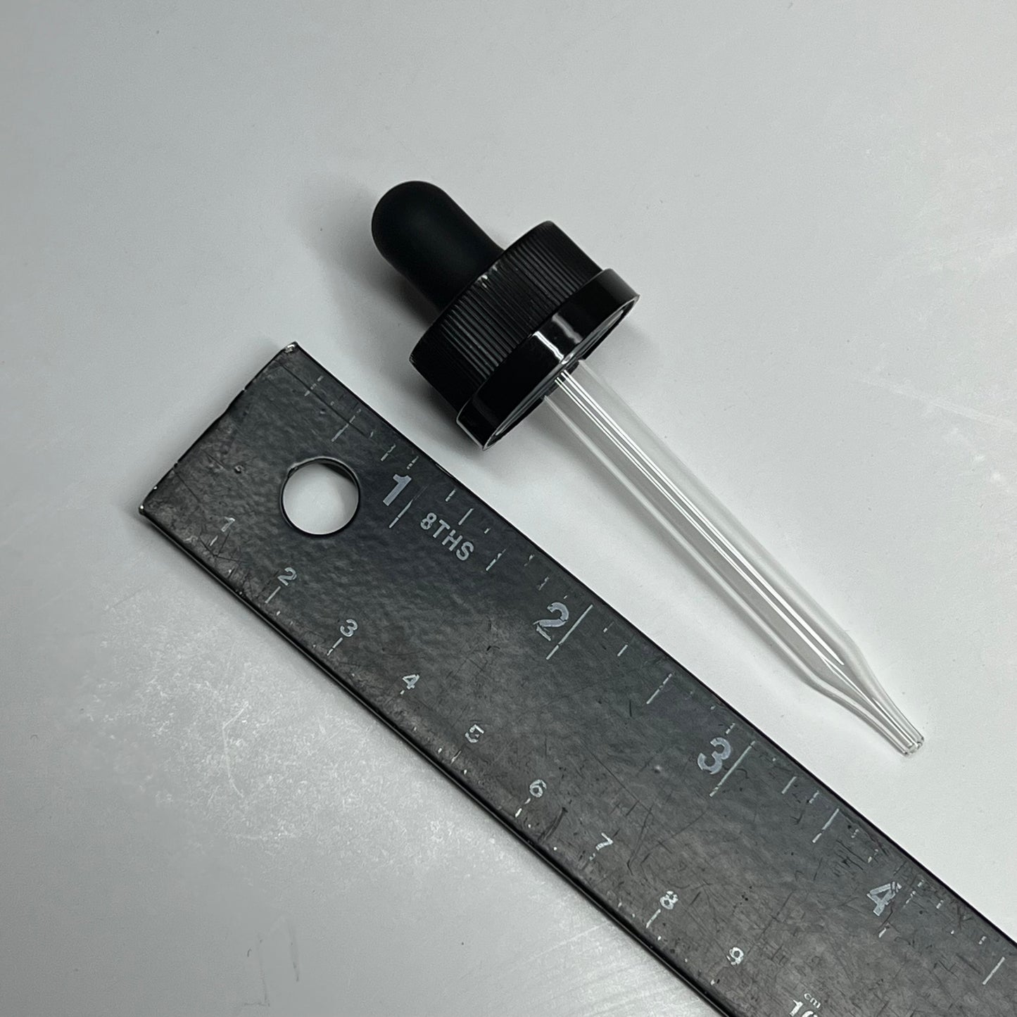 ZA@ (1400 PACK) Large Case Plastic Eye Dropper No Graduated 3.5" L Black