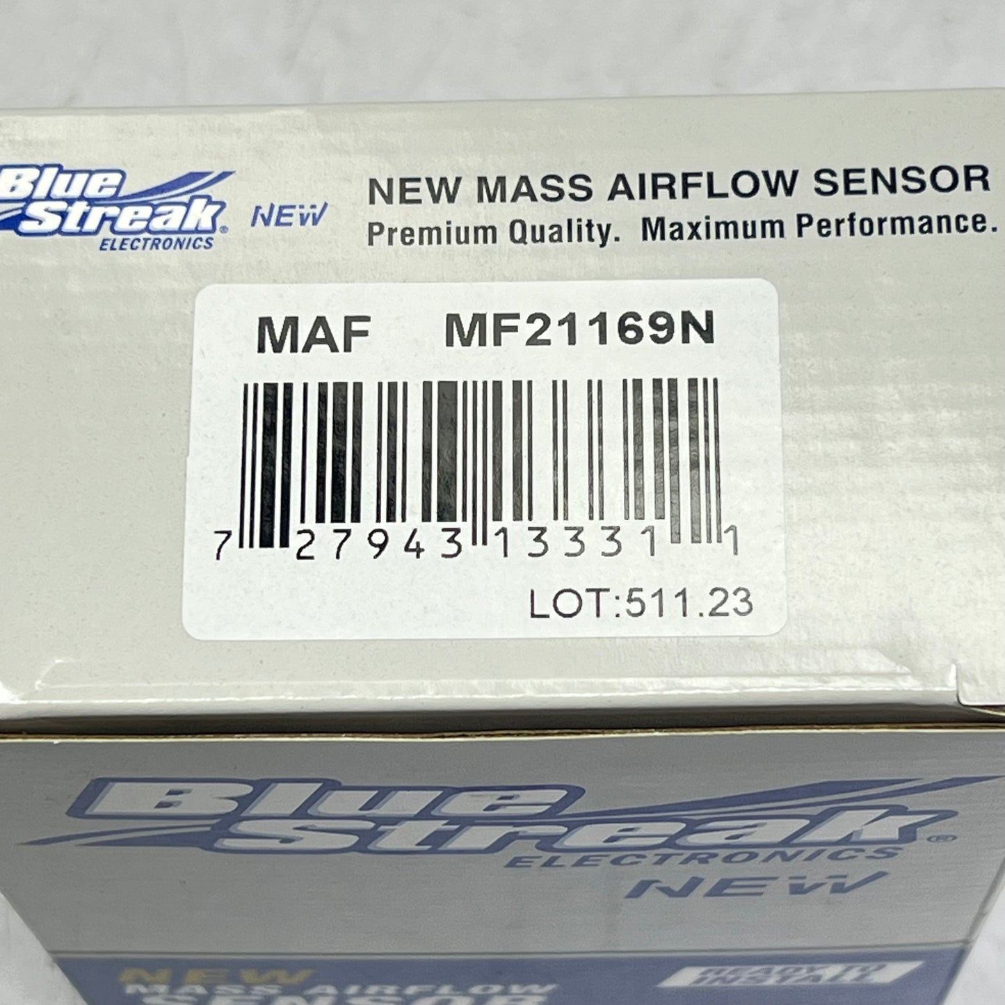 BLUE STREAK Mass Airflow Sensor Bolt On Clamp On For Volkswagen Models MF21169N
